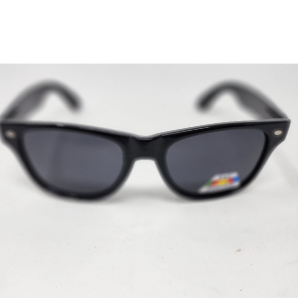 San Diego Polarized Sunglasses One Size Black UV Protection Retro Square New